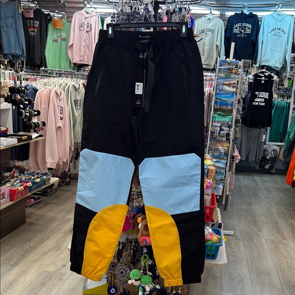 Eleven Paris Black, Blue, and Yellow Joggers - Picture 1 of 4